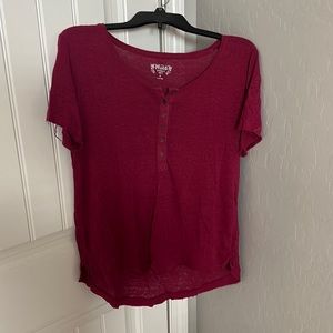 Dark pink blouse